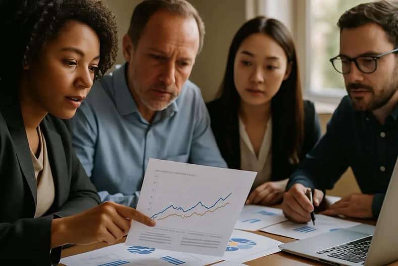 EEOC Data Proposal notes beside a recruitment content planning dashboard