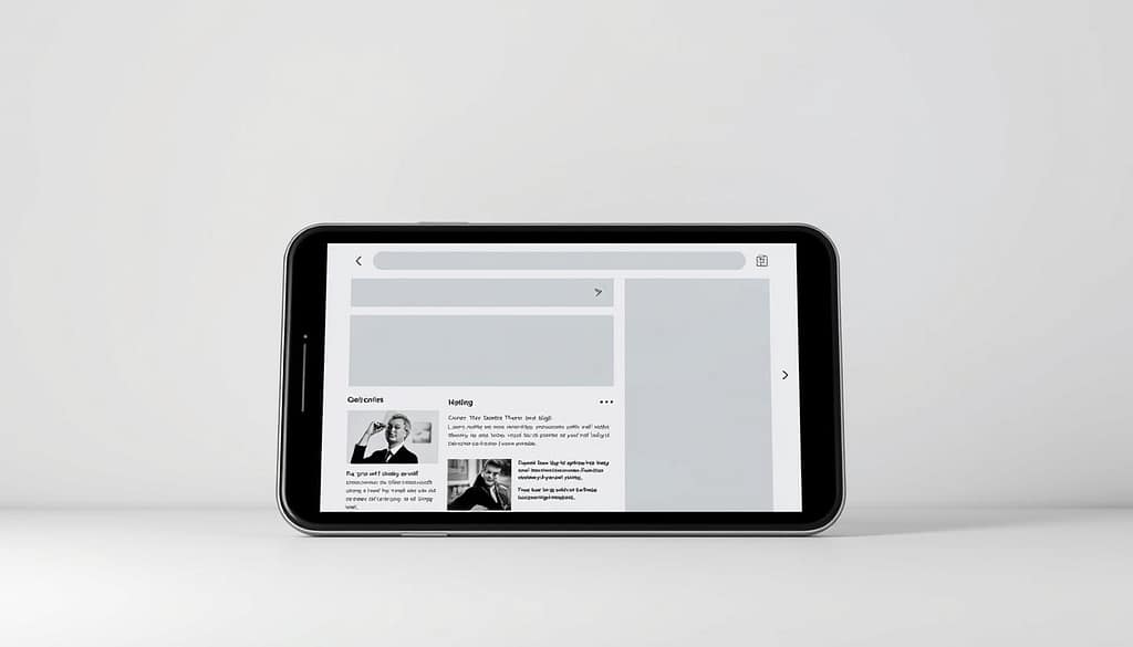 A sleek, modern mobile device, its screen displaying a responsive web design layout. The device is set against a minimal, monochromatic background, with gentle lighting accentuating its clean lines and seamless integration of content. The layout features a grid-based structure, with elements gracefully adjusting to the screen size, creating a visually harmonious and user-friendly experience. The overall atmosphere conveys a sense of efficiency, simplicity, and mobile optimization, reflecting the section's focus on adapting on-page elements for mobile devices. A sleek, modern mobile device, its screen displaying a responsive web design layout. The device is set against a minimal, monochromatic background, with gentle lighting accentuating its clean lines and seamless integration of content. The layout features a grid-based structure, with elements gracefully adjusting to the screen size, creating a visually harmonious and user-friendly experience. The overall atmosphere conveys a sense of efficiency, simplicity, and mobile optimization, reflecting the section's focus on adapting on-page elements for mobile devices.