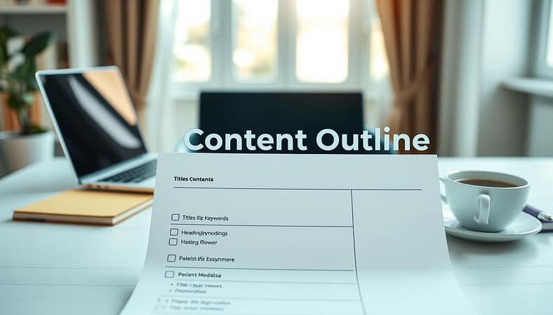 content outline template