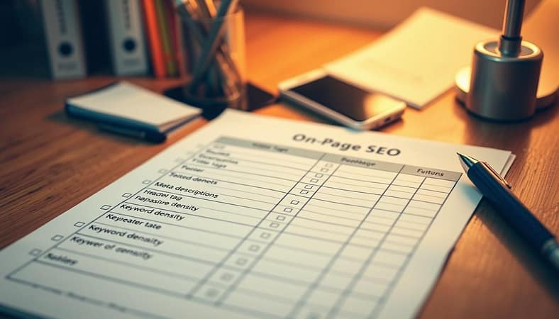 on‑page seo checklist students