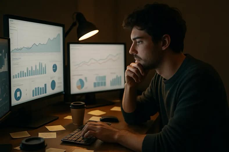 Editor reviewing rankings after the August 2026 Spam Update